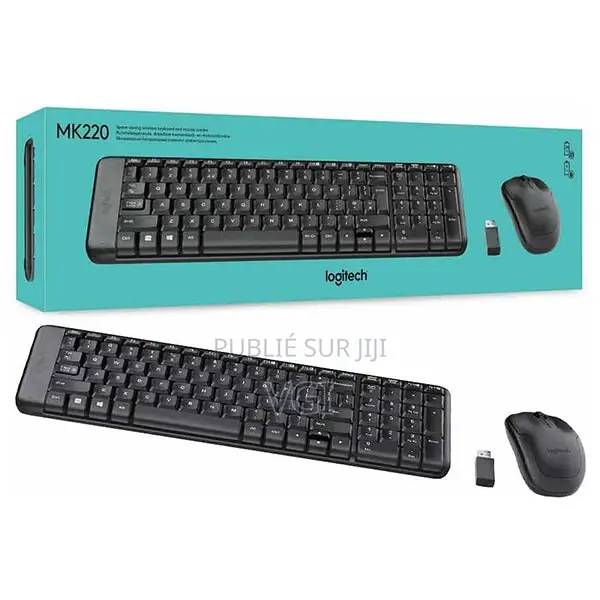 Logitech MK220 – Clavier Et Souris Sans Fil 2.4 GHz / Portée 10 M