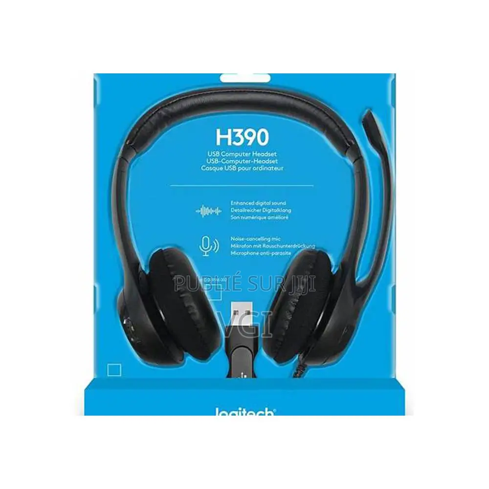 Logitech H390 – Casque USB Professionnel
