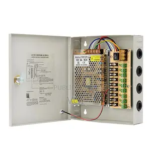Power Supply CCTV 9ch 12v 10a
