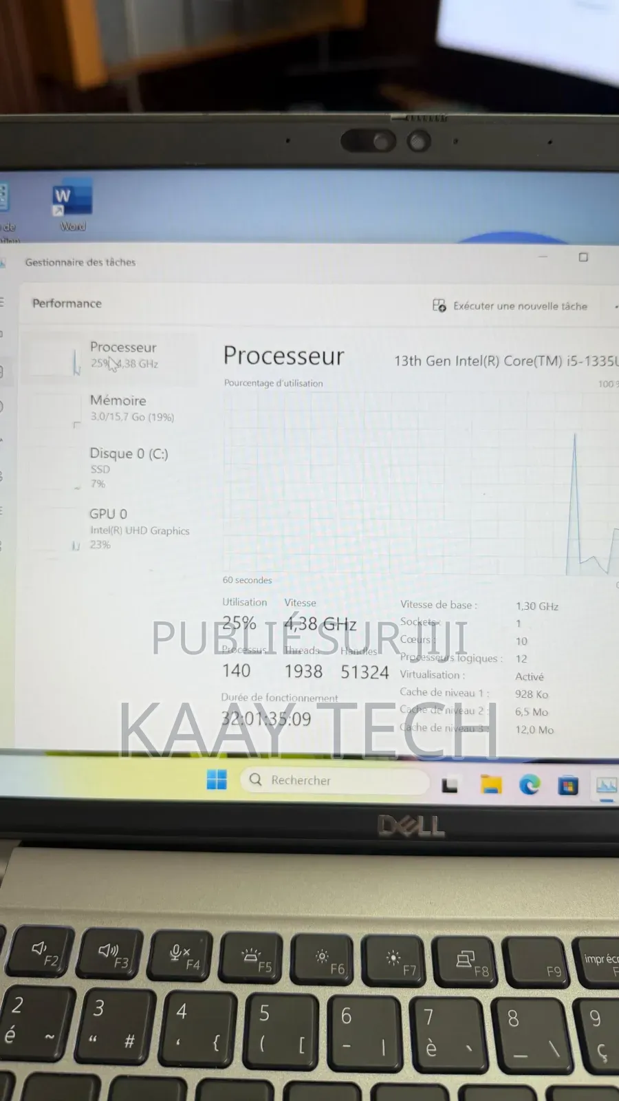 Nouveau Dell Latitude 5440 16GB Intel Core i5 SSD 256GB