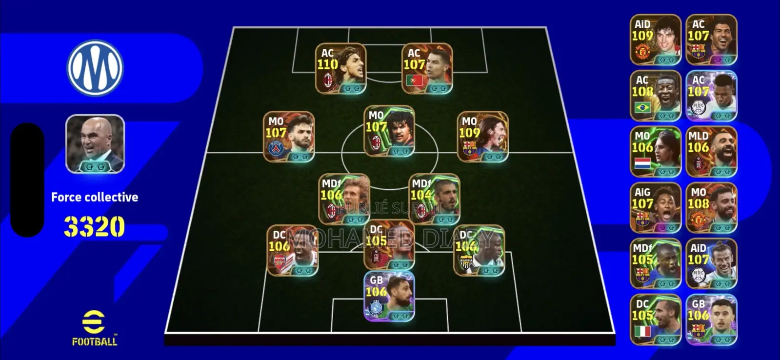 Compte Efootball