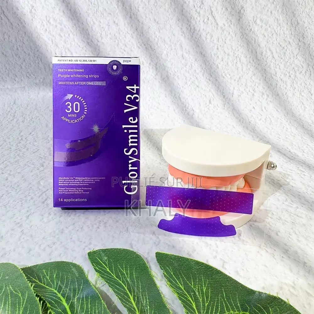 Bandes De Blanchissement Dentaire Glory Smile V34