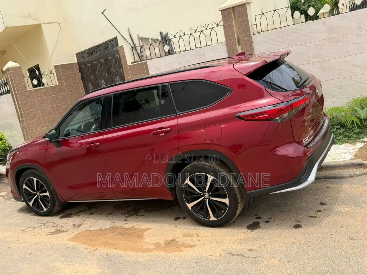 Toyota Highlander XSE 2022 Rouge