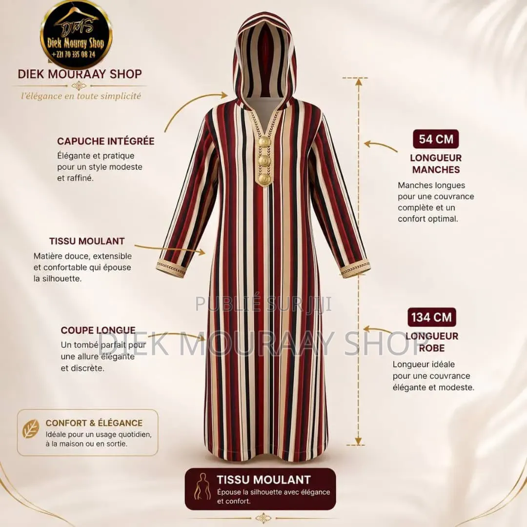 Robe Longue À Capuche