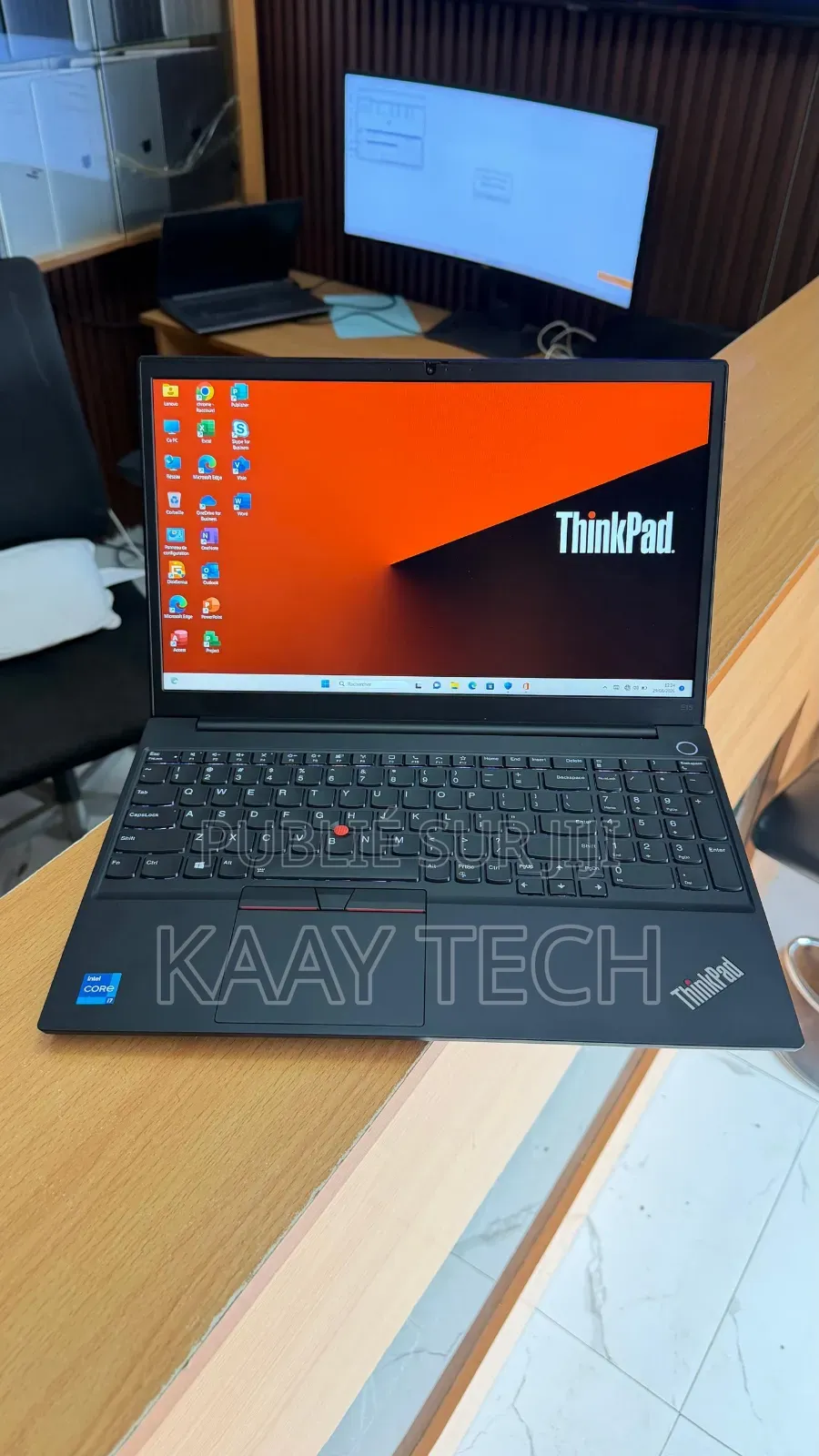 Nouveau Lenovo ThinkPad E15 16GB Intel Core i7 SSD 512GB