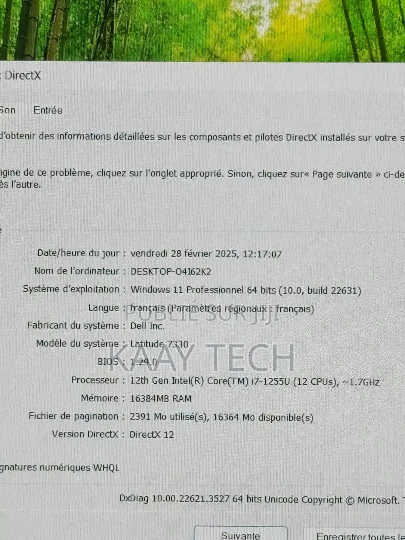 Nouveau Dell Latitude 7330 16GB Intel Core i7 SSD 256GB