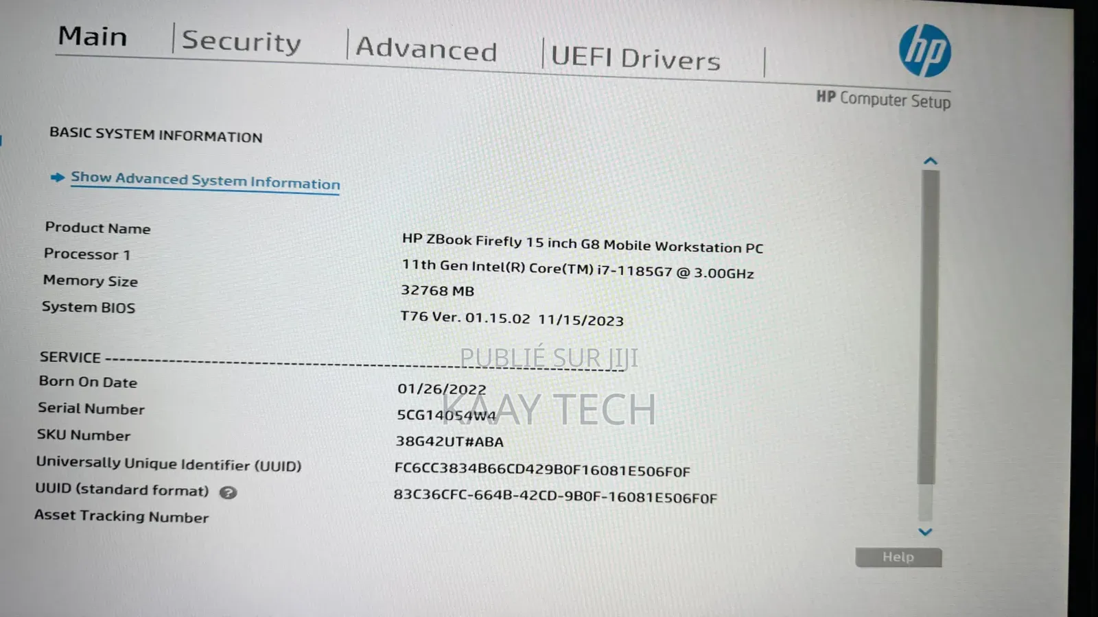 Nouveau HP ZBook Firefly G8 32GB Intel Core i7 SSD 512GB