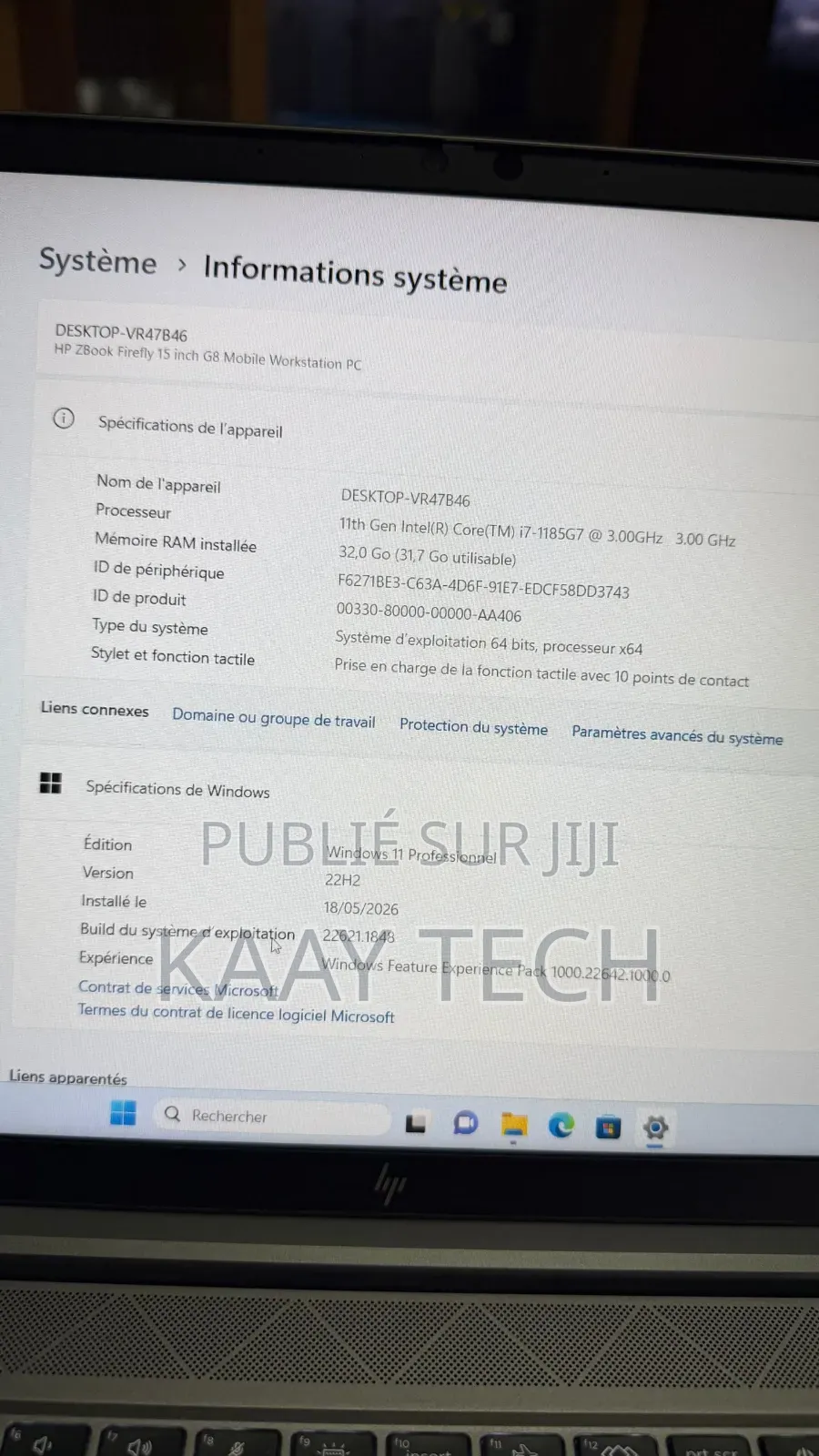 Nouveau HP ZBook Firefly G8 32GB Intel Core i7 SSD 512GB