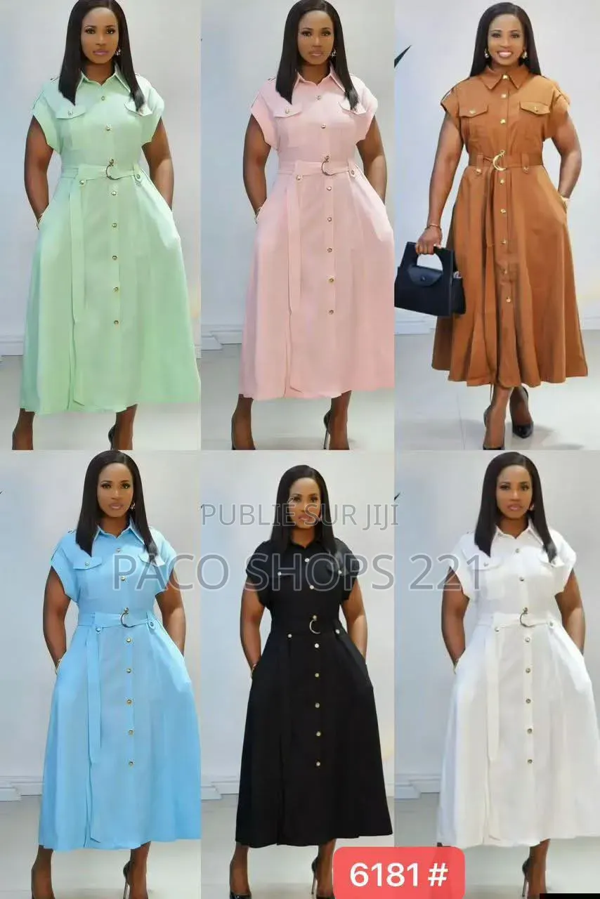 Robe Mi-Longue Style Utility Blanche – Qualité Supérieure