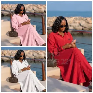 Robe Longue Boutonnée "Alo" – Tendance 2026