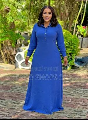 Robe Longue Boutonnée "Alo" – Tendance 2026