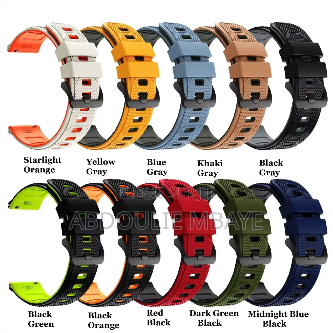 Bracelet Samsung Galaxy Watch FE Huawei GT3
