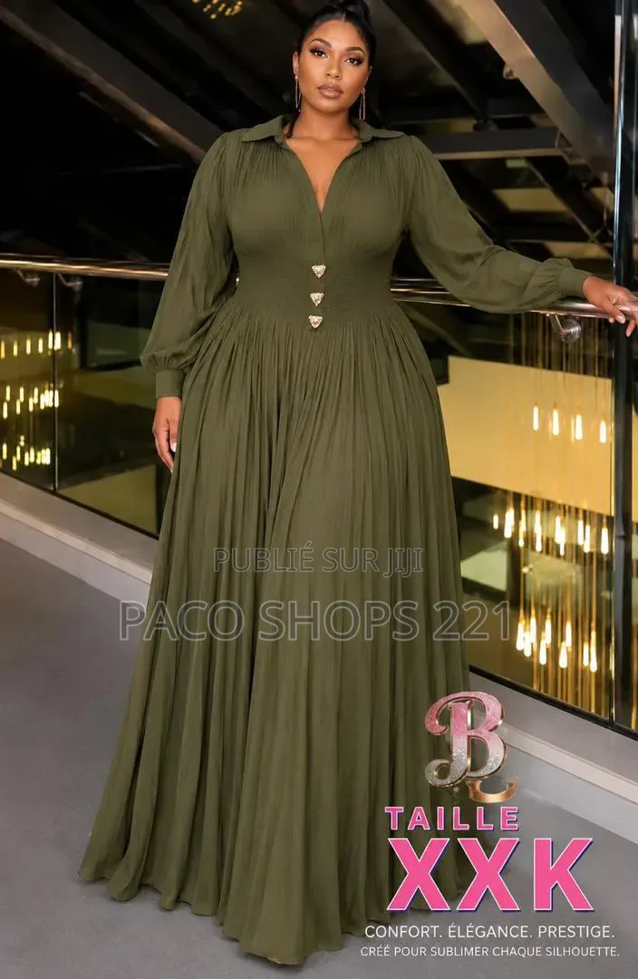 Robe Maxi Haut De Gamme Taille L À XXXL