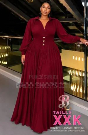 Robe Maxi Haut De Gamme Taille L À XXXL