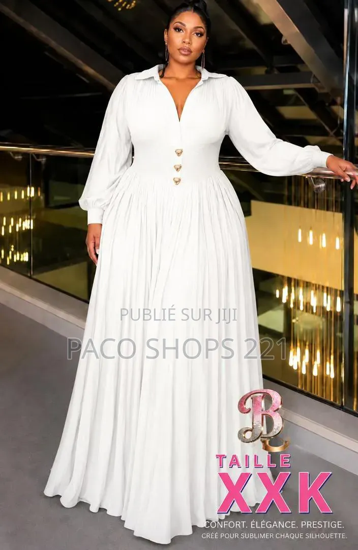 Robe Maxi Haut De Gamme Taille L À XXXL