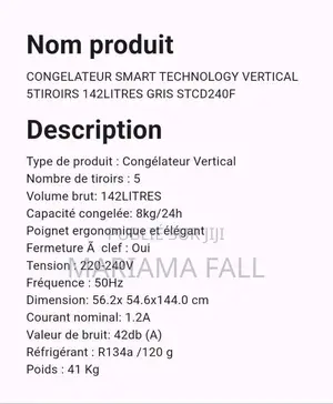 Congélateur 5 Tiroirs À Vendre