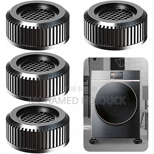 Lot De 4 Supports Pour Machine À Laver Antidérapant Et Amortisseur