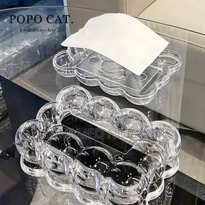 Boîte À Mouchoirs en Acrylique Holographique À Bulles