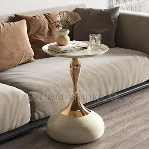 Table d'Appoint De Style Crème Pour Canapé