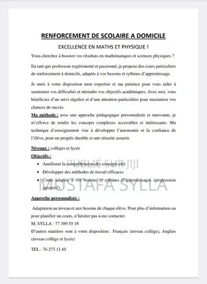 Cours À Domicile