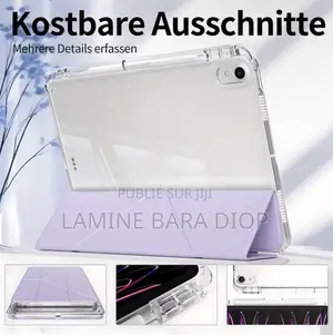 Coque iPad 11e Gen (A16) , 10e Gen , iPad Pro 11 Pouces Noir Et Rose