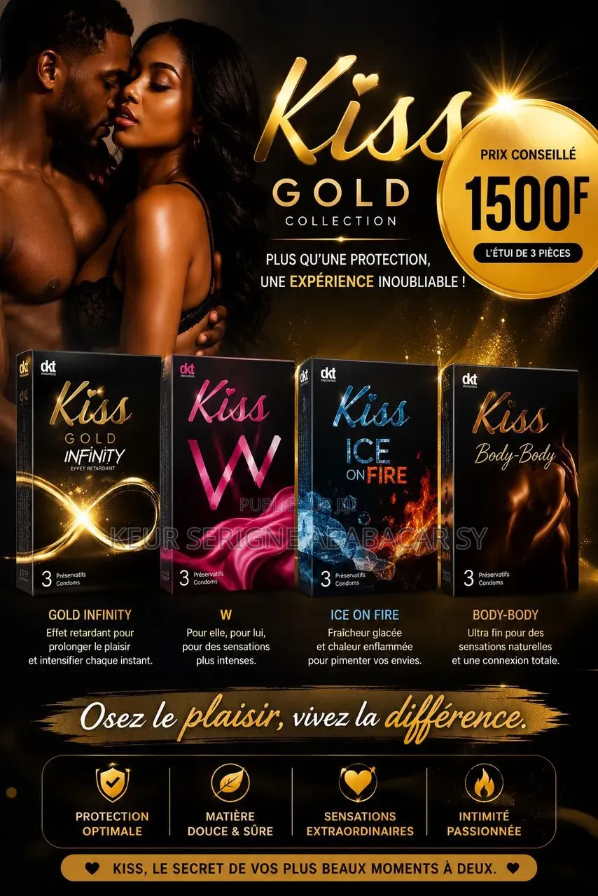 Préservatifs Kiss Gold