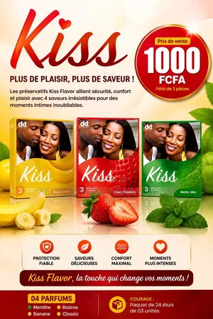 Préservatifs Kiss Fruitée