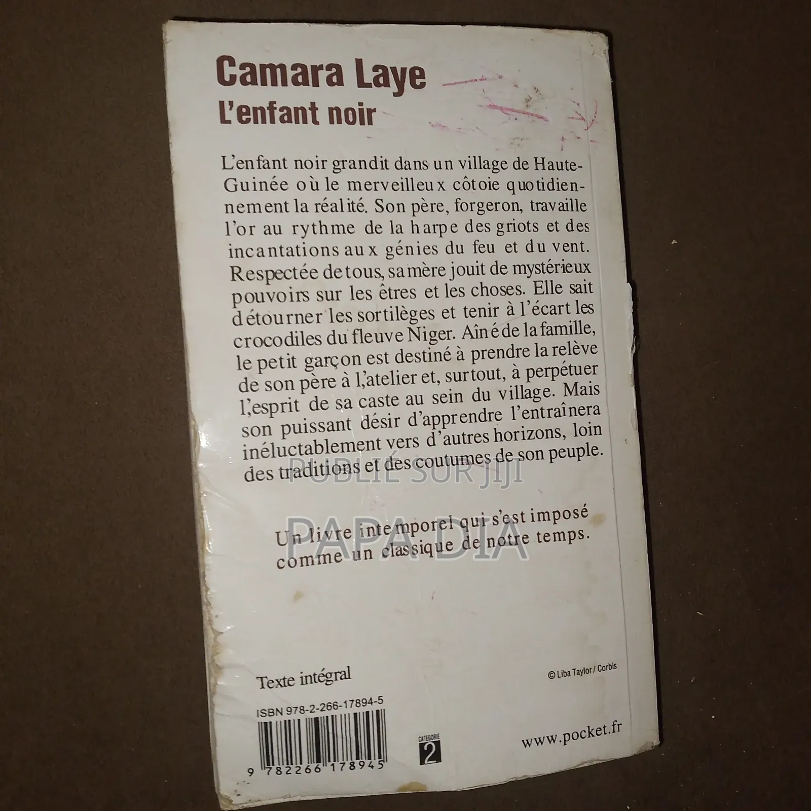 Livre Camara Laye