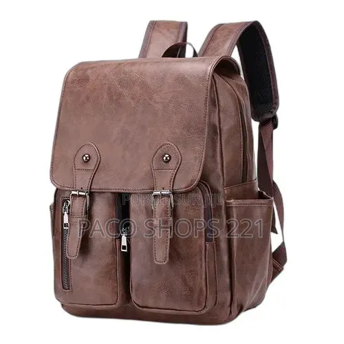 Sac À Dos en Cuir Idéal Pour Les Études, Le Travail Ou Les Voyages.
