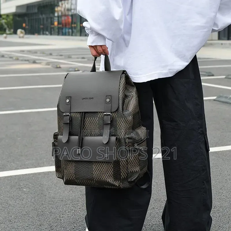 Sac À Dos en Cuir Idéal Pour Les Études, Le Travail Ou Les Voyages.
