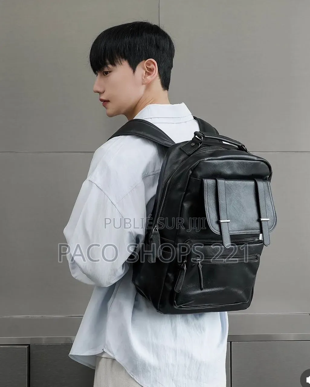 Sac À Dos en Cuir Idéal Pour Les Études, Le Travail Ou Les Voyages.