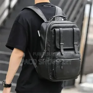 Sac À Dos en Cuir Idéal Pour Les Études, Le Travail Ou Les Voyages.