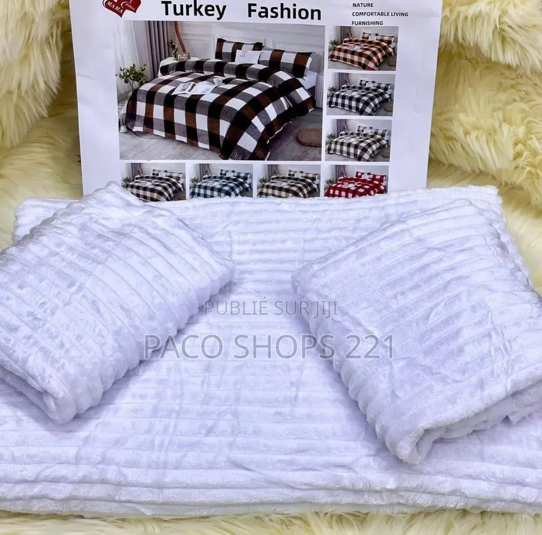 Ensemble Draps Velours 3 Pièces - Haute Qualité