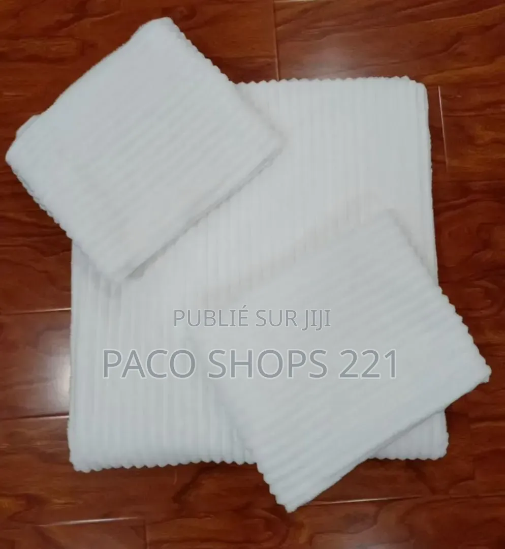 Ensemble Draps Velours 3 Pièces - Haute Qualité