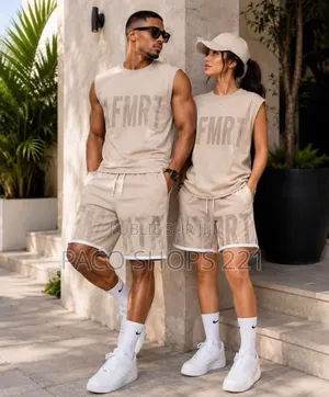 Ensembles Shorts Et Débardeurs  Style Streetwear Tailles M À 4XL