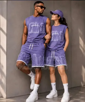 Ensembles Shorts Et Débardeurs  Style Streetwear Tailles M À 4XL