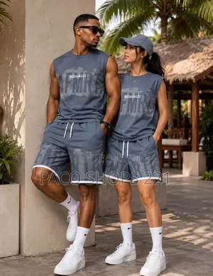 Ensembles Shorts Et Débardeurs  Style Streetwear Tailles M À 4XL