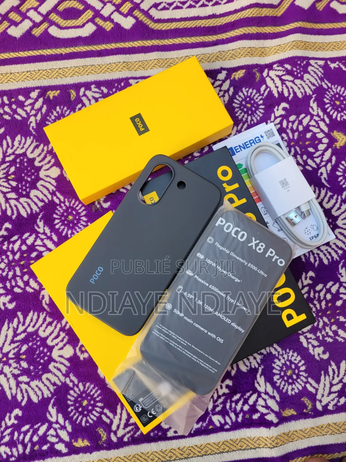 Nouveau Xiaomi Poco X8 Pro 256 GB Jaune