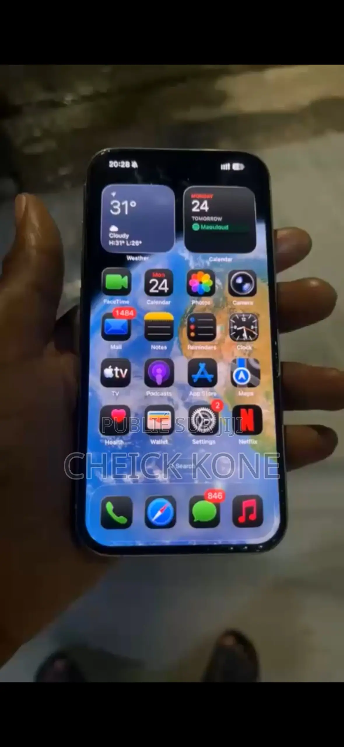 Apple iPhone 15 Pro 128 GB Blanc