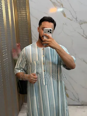 Khamiss Marocain en Lain Pour Homme