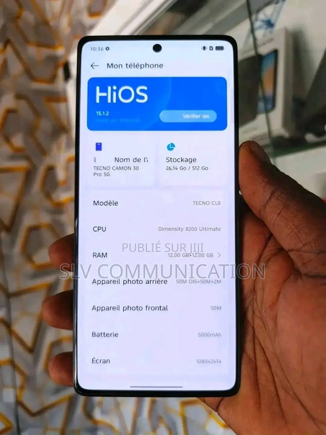 Nouveau Tecno Camon 30 Pro 5G 512 GB Noir