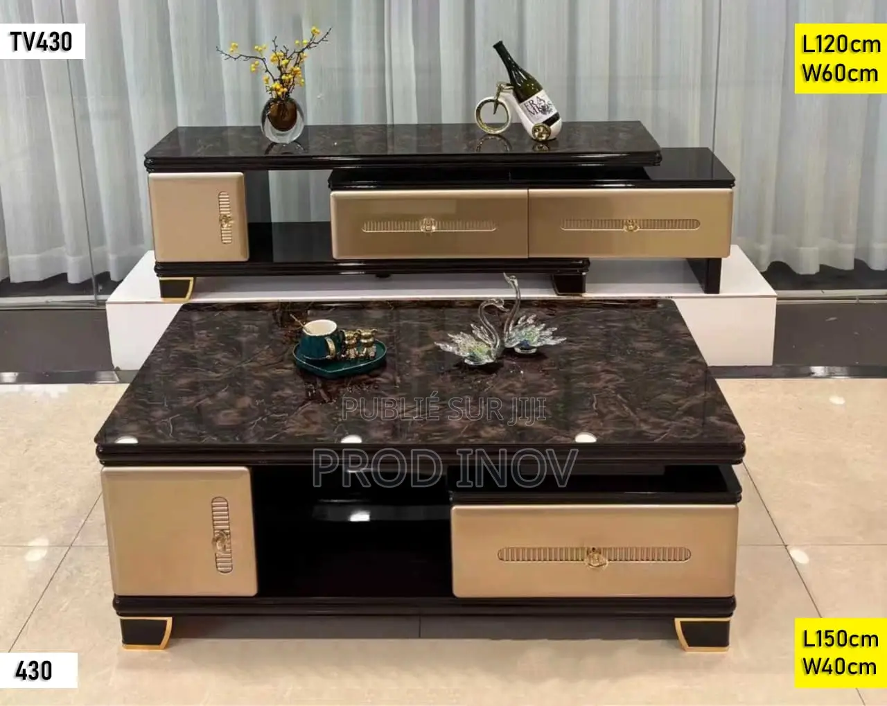 Ensembles Table TV + Table Basse 26sp02