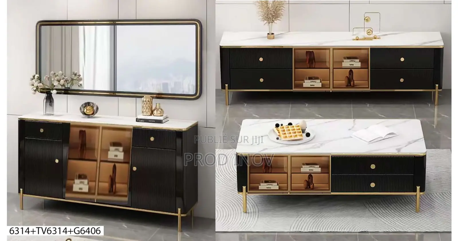 Ensembles Table TV + Table Basse 26sp02