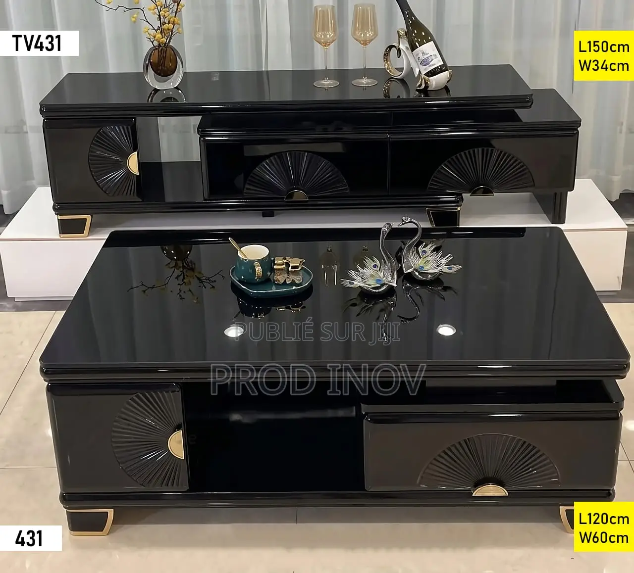 Ensembles Table TV + Table Basse 26sp02