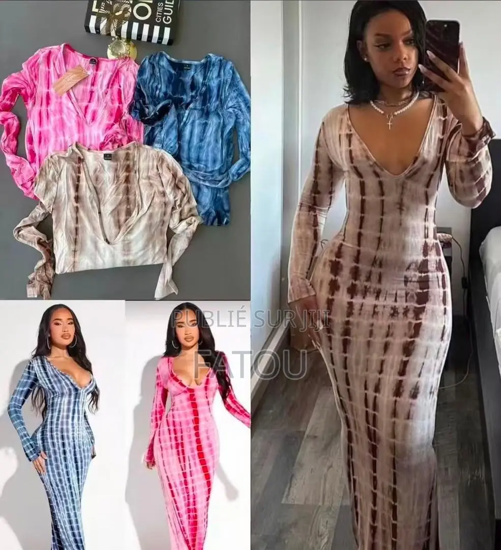 Robe Tie &Dye Moulante Dispo