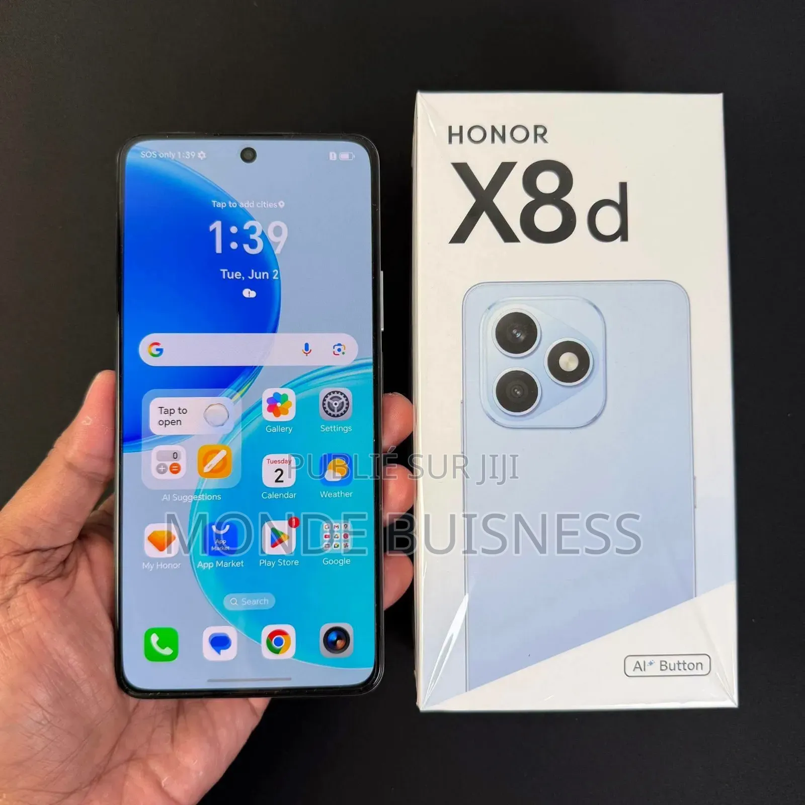 Nouveau Honor X8b 256 GB Bleu