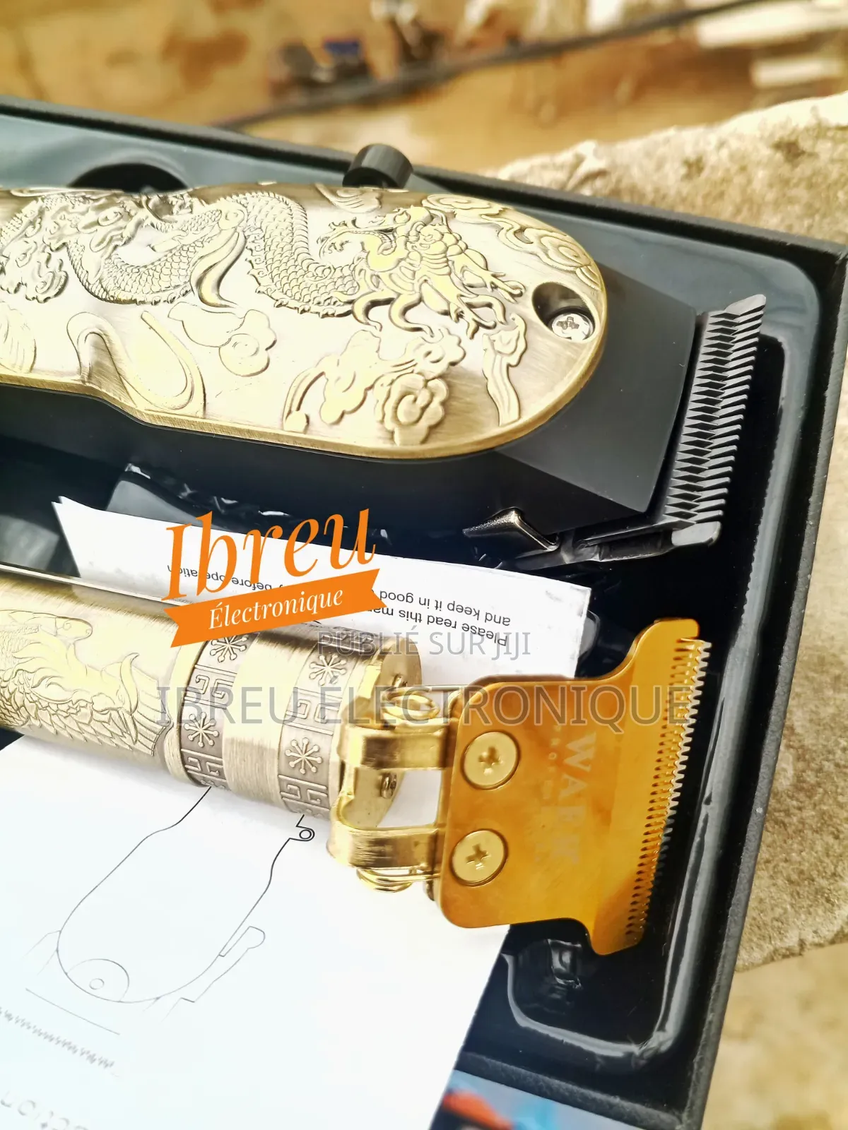 ✂ 2 Tondeuses en 1 Kit
•🔥 Kit Tondeuses Professionnelles Waer