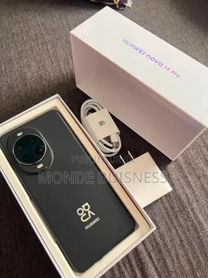 Nouveau Huawei Nova 14 5G 512 GB Noir