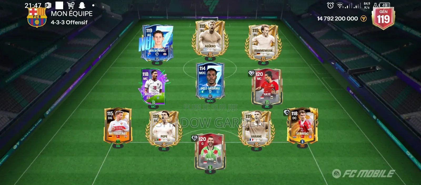 Compte FC Mobile