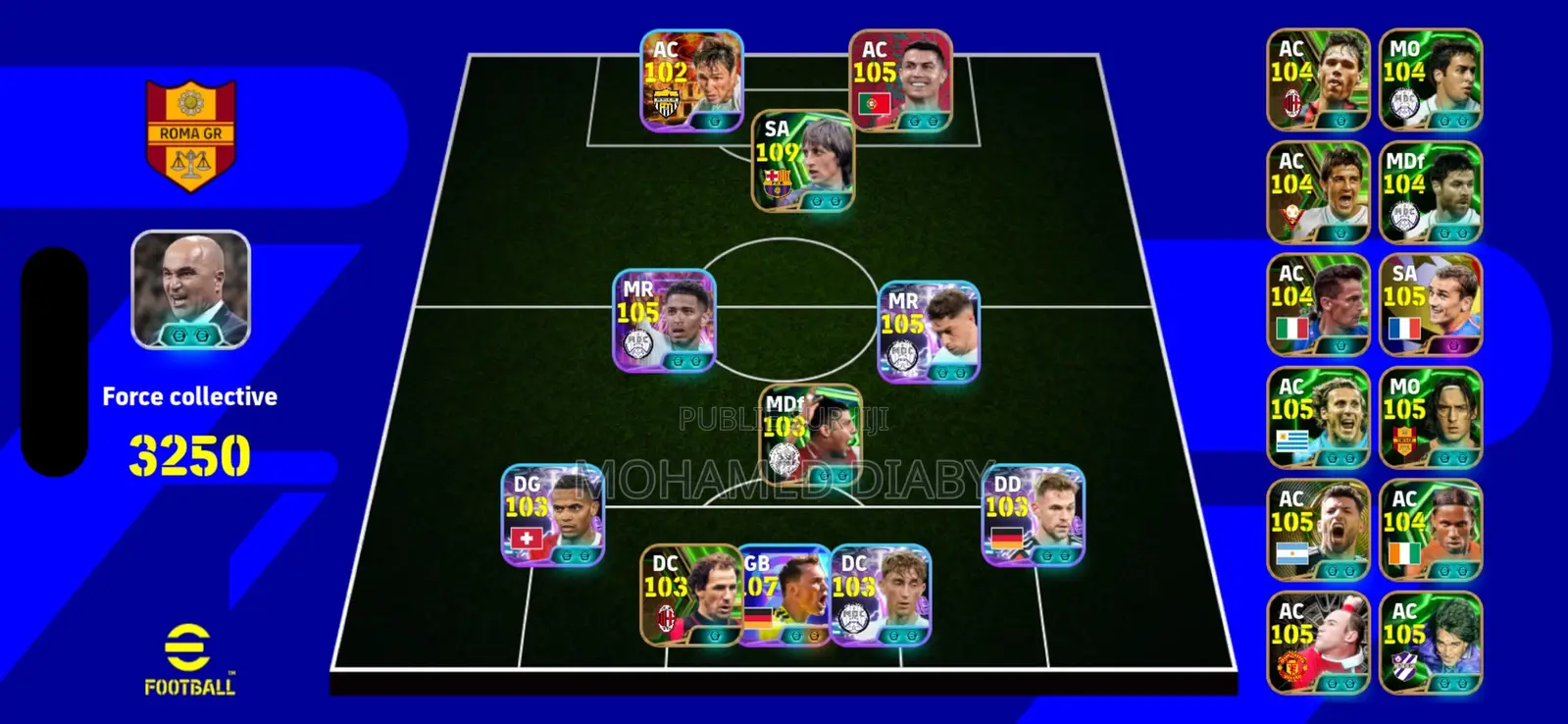 Compte Efootball